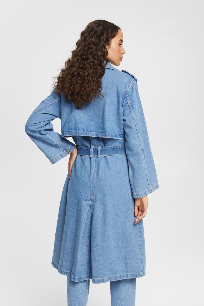 Denim-Trenchcoat