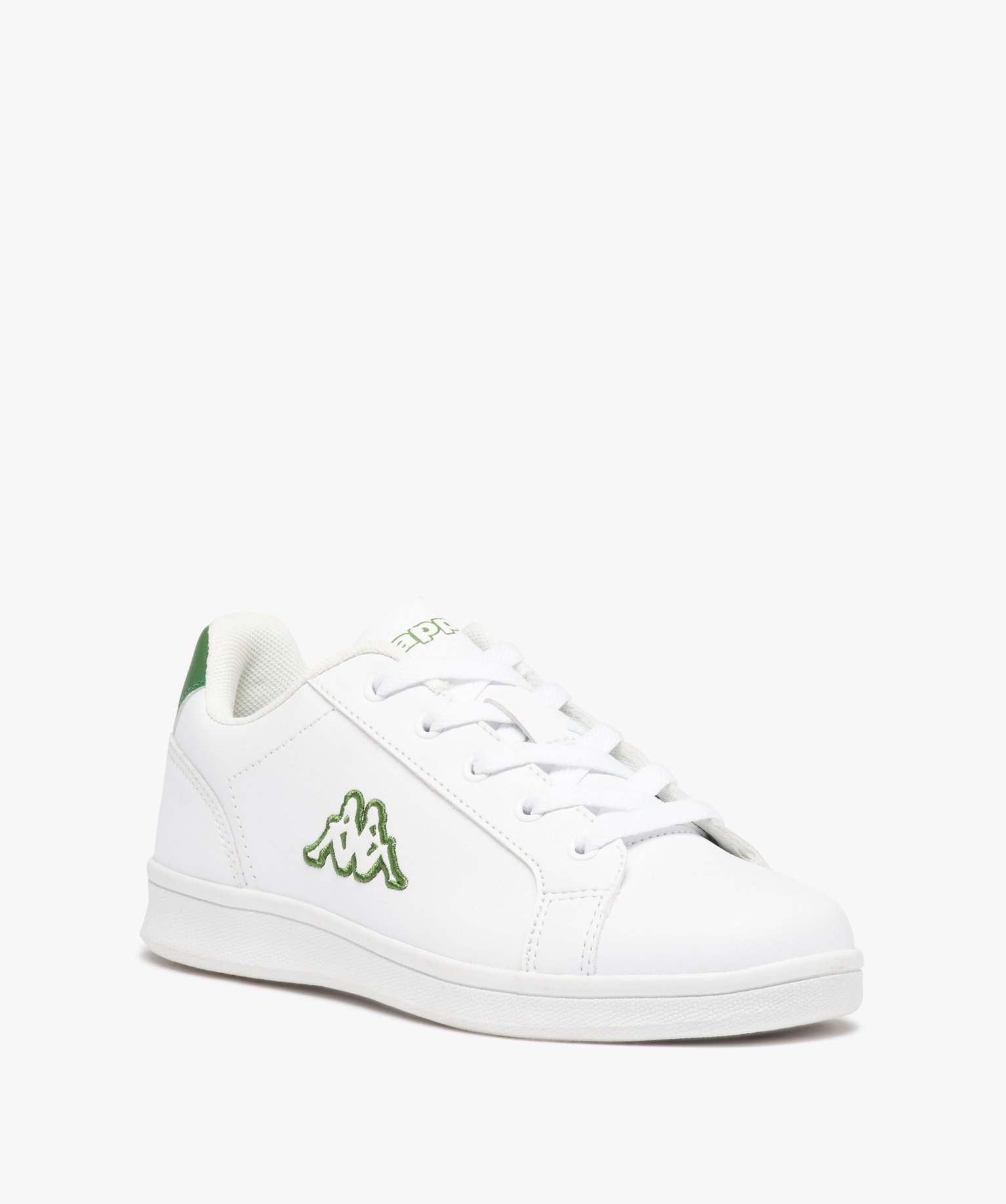 Baskets Garçon unies style rétro - Kappa blanc | GEMO