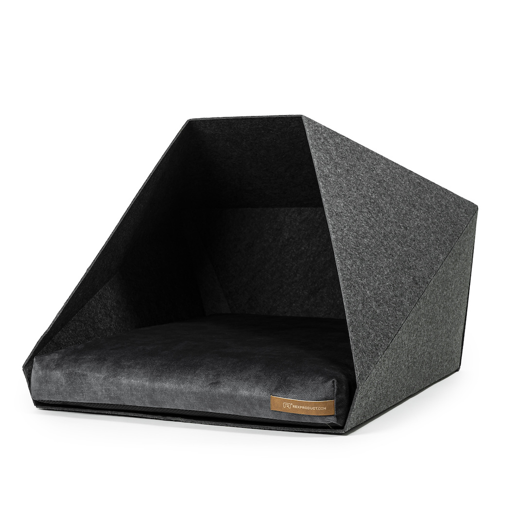 Rexproduct Hundehöhlen Rexproduct Home PetPocket dunkelgrau graphit schwarz