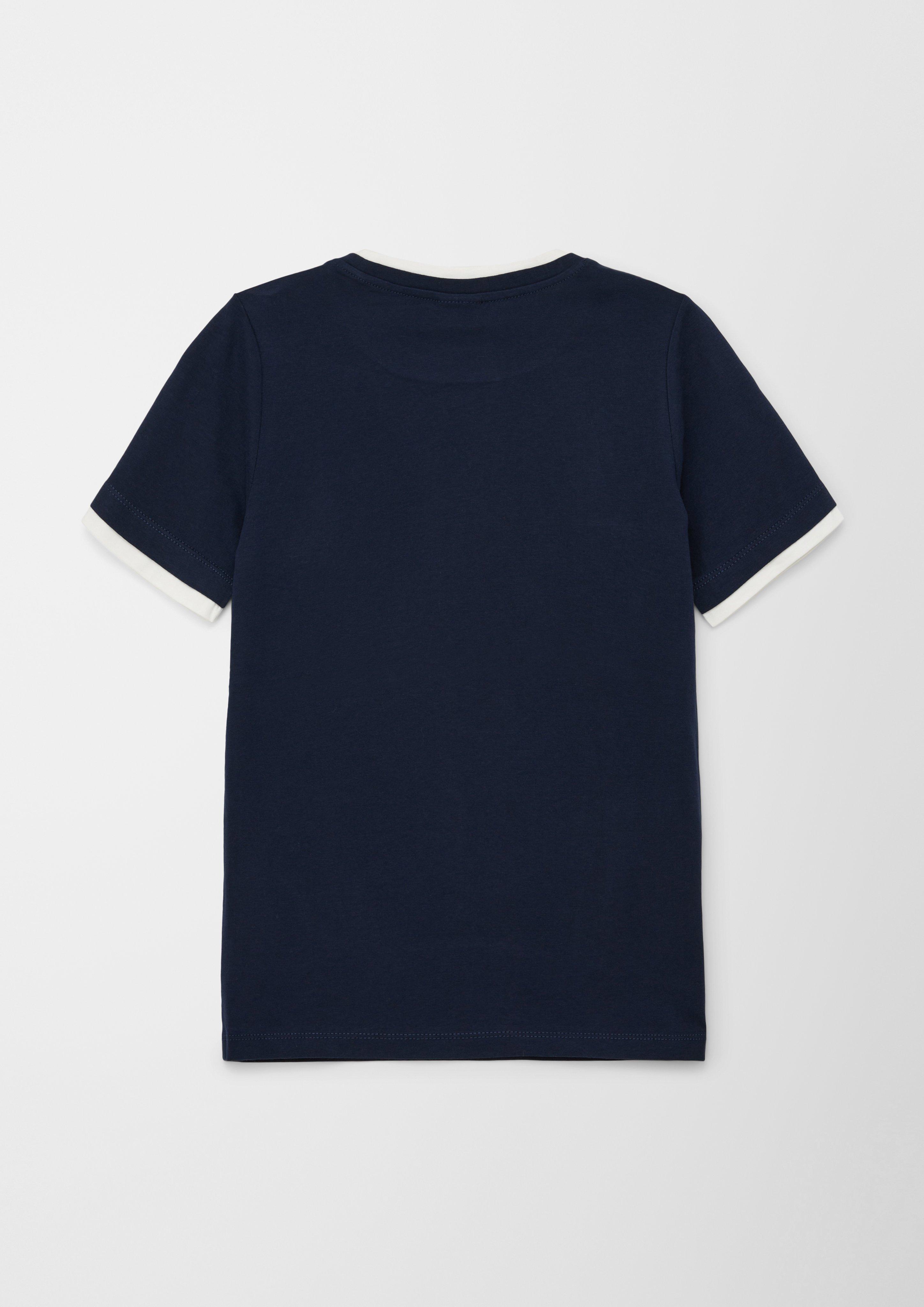 T-Shirt mit Kontrast-Details  2128193-5952