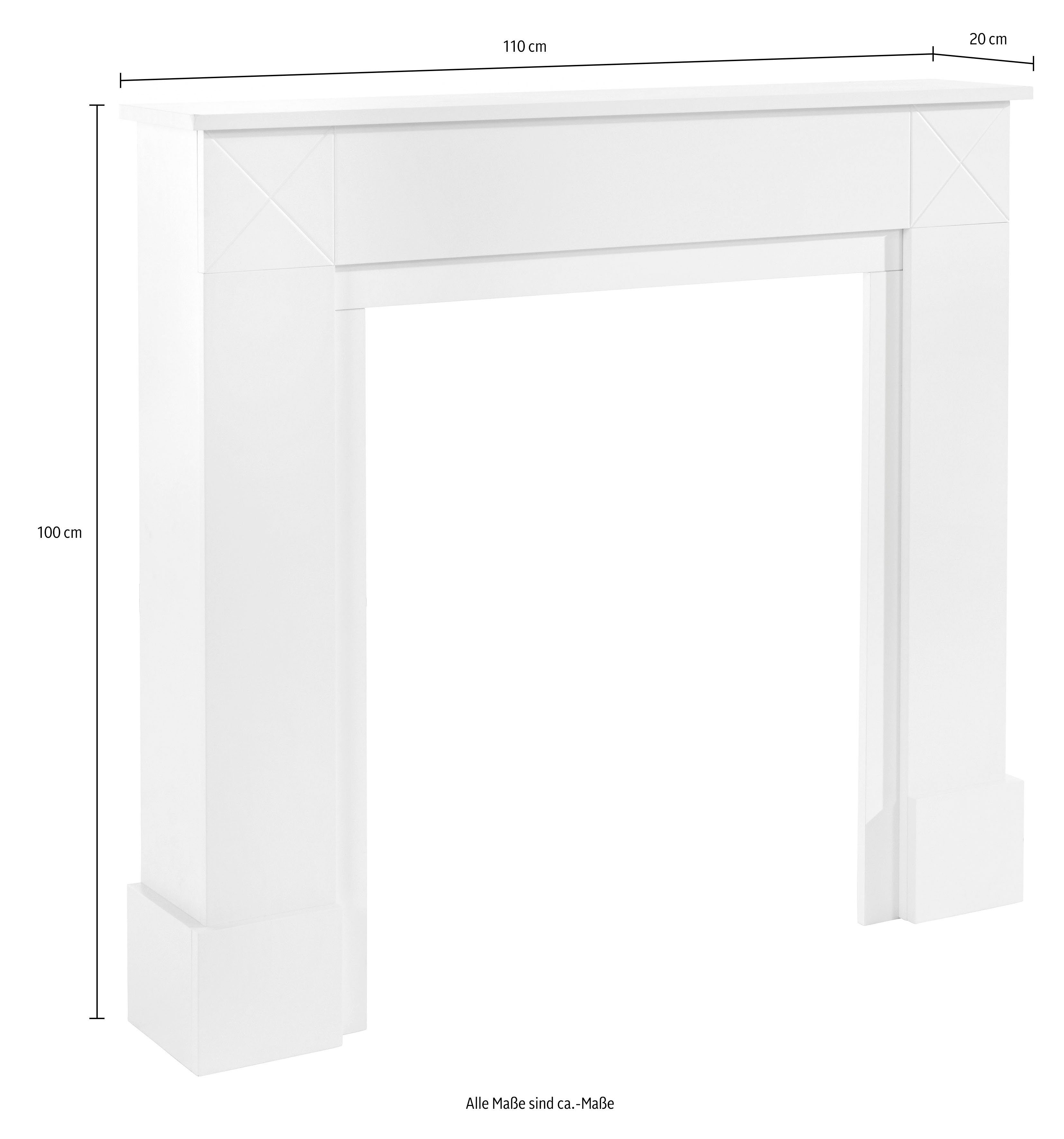 Home affaire Kaminumbauschrank Skive Kaminumbau, Breite 110 cm