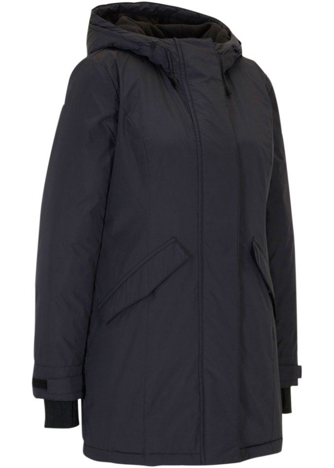 Hybrid-Thermoparka mit recycelter Daune, innen gesteppt