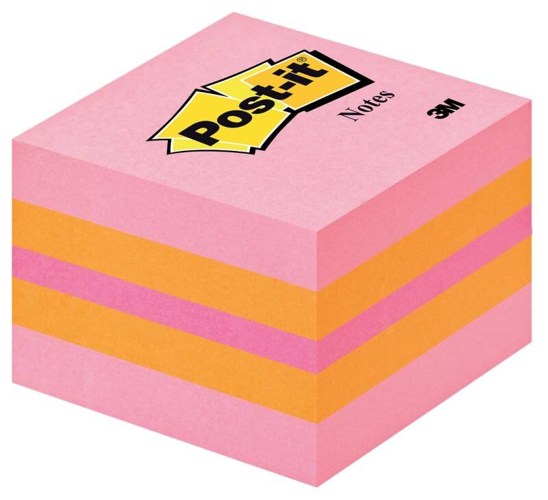 Post-it Haftnotizenwürfel 51 x 51 mm Farbig sortiert 400 Blatt