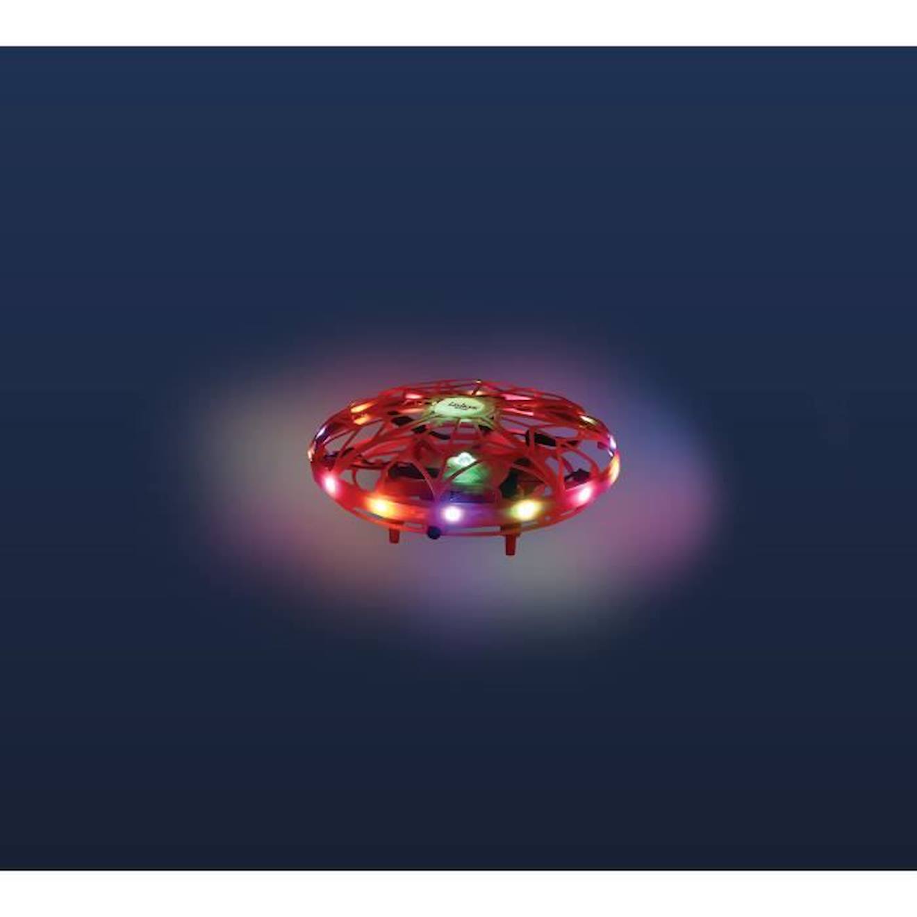 Mini drone volant à induction jusqu’à 5km/h (3 miles) rouge