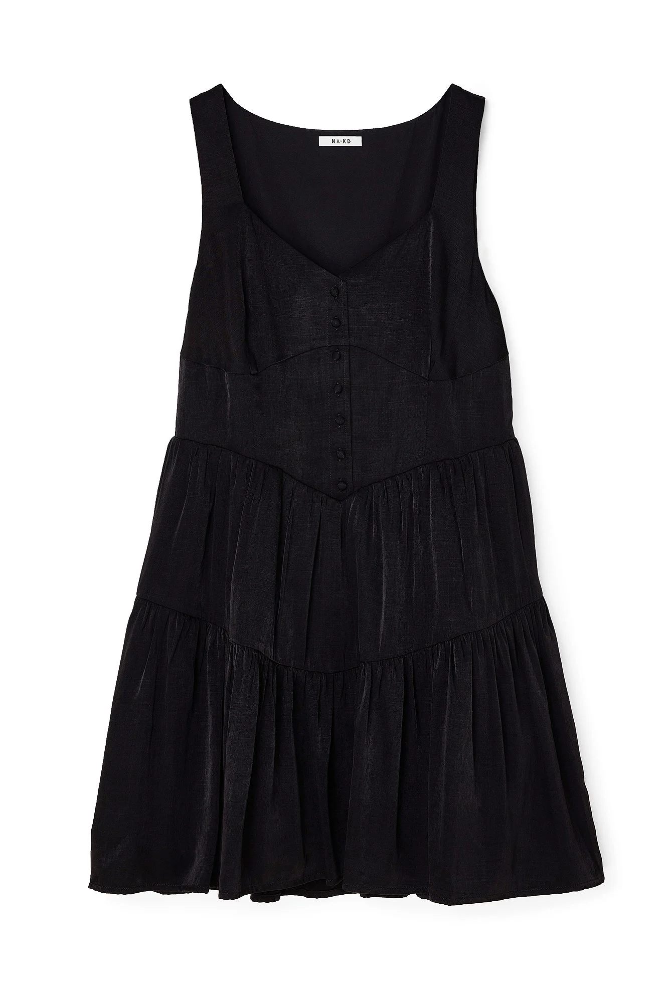 Buttoned Mini Dress