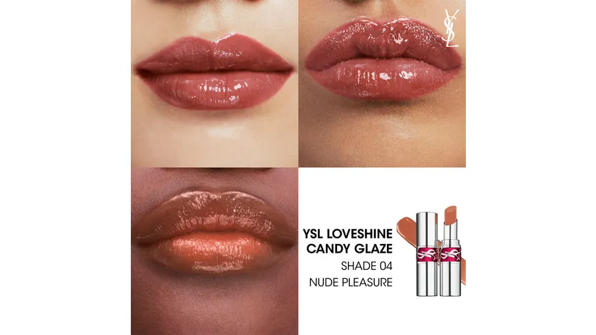 Yves Saint Laurent Loveshine Candyglaze Lippenstift 3.2 g 4 - nude pleasure