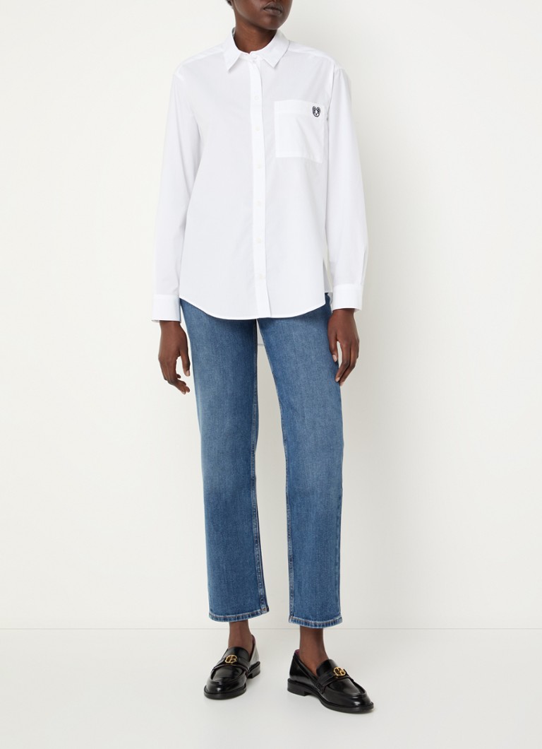 Camicetta Claudie Pierlot con taschino sul petto e ricami.