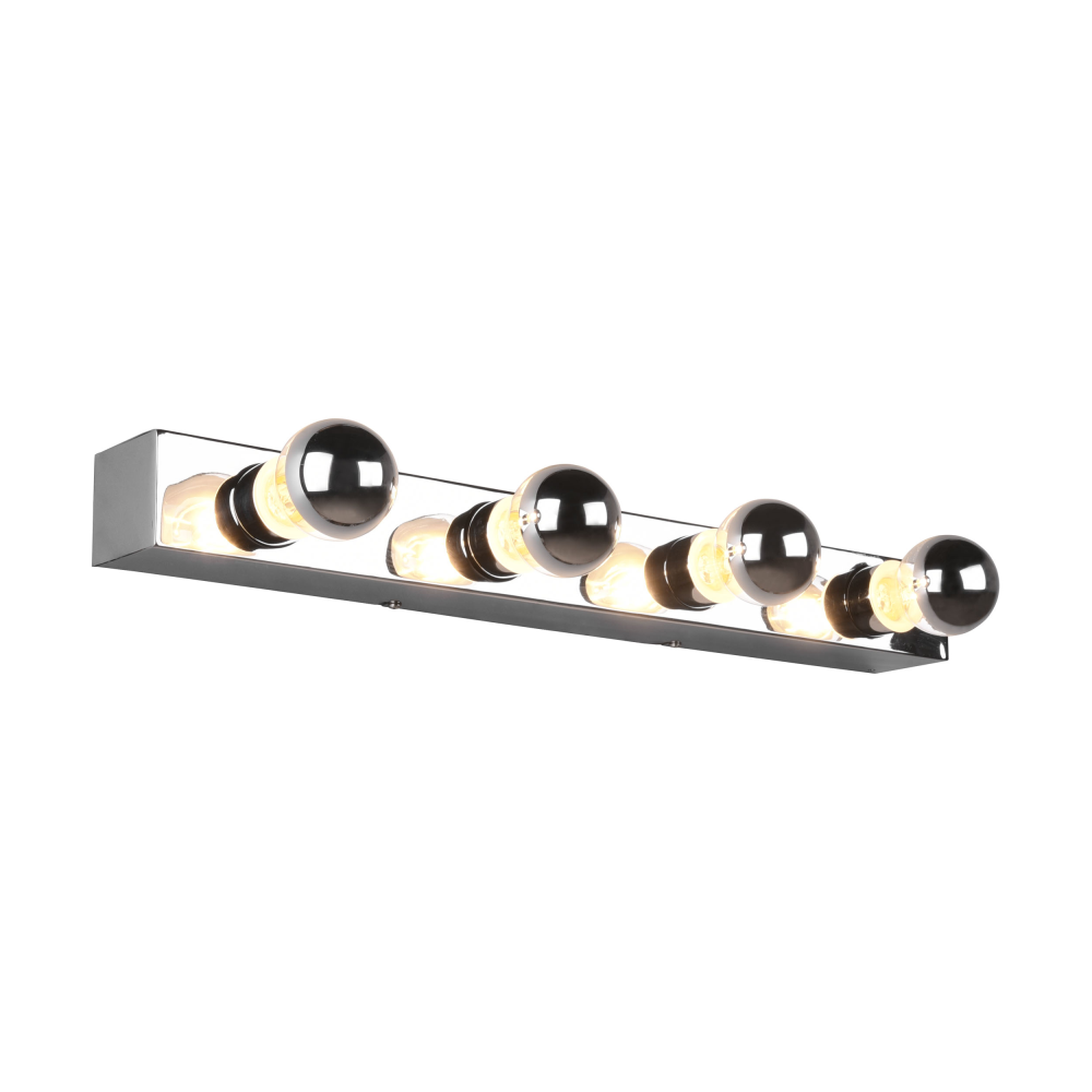 Wandleuchte Theatro chrom Metall