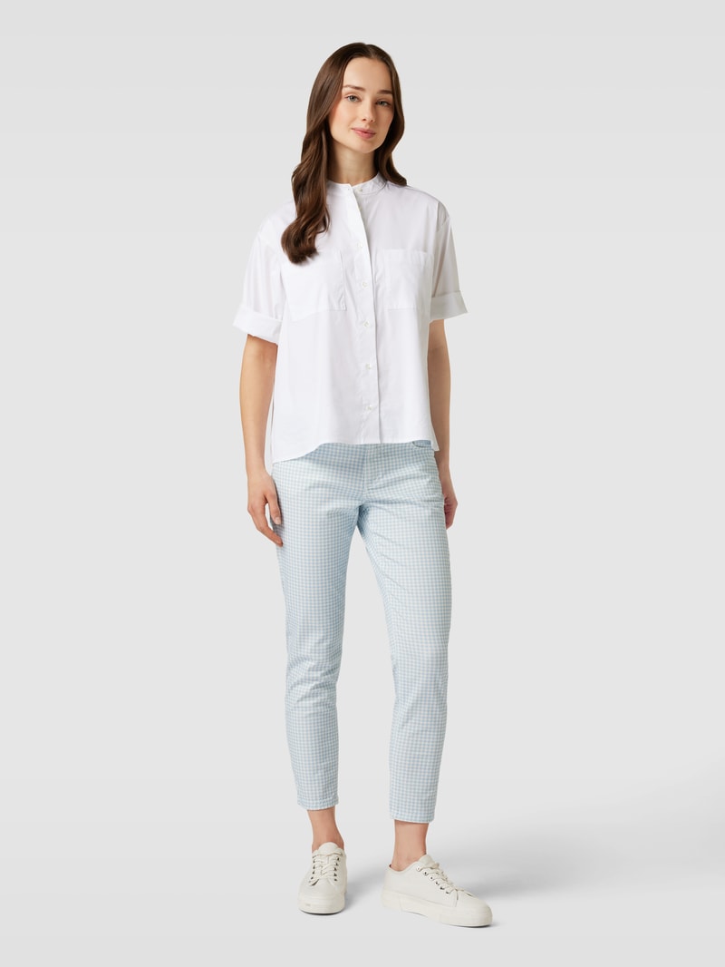 Hose mit Vichy-Muster Modell 'ORNELLA' in hellblau