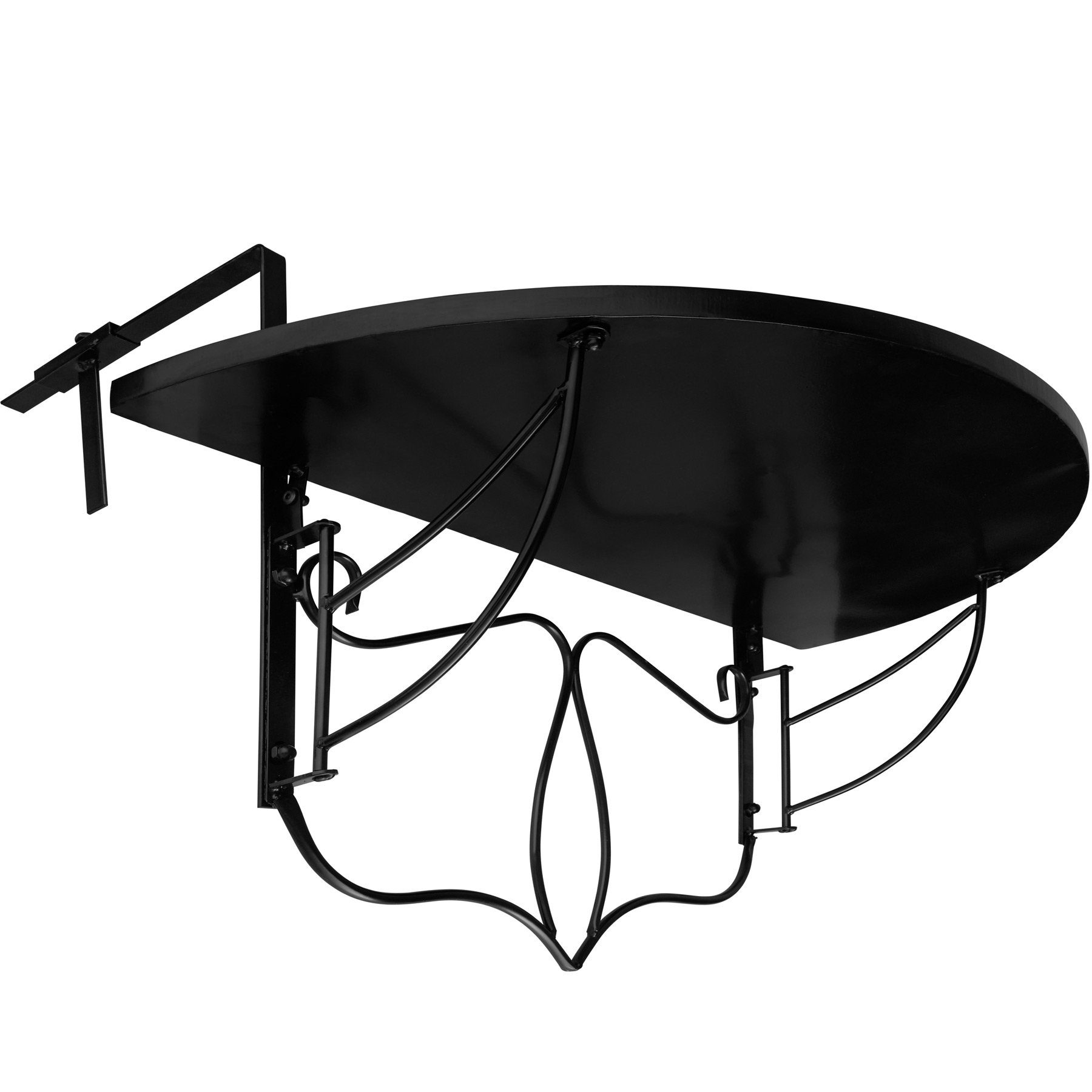 tectake Balkonhängetisch Balkontisch zum Einhängen mit Mosaikmuster (1-St., 1 tlg)