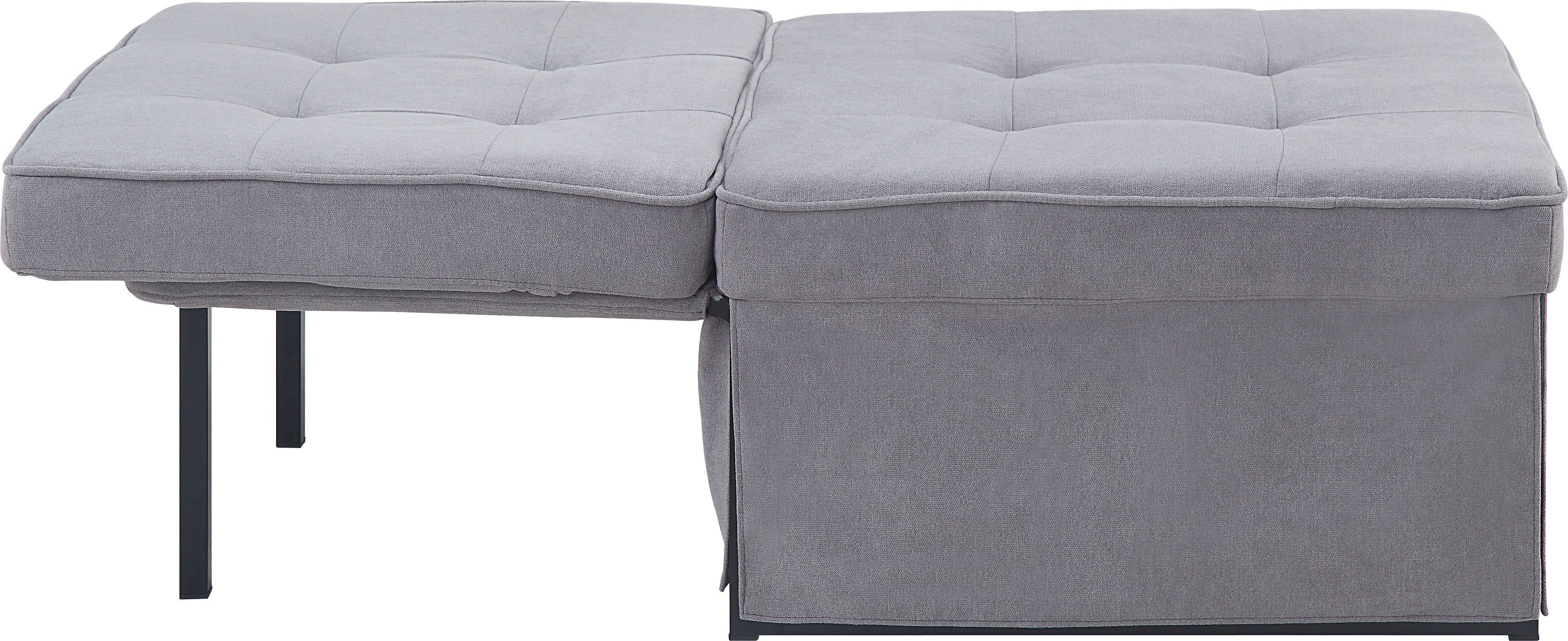 ATLANTIC home collection Schlafsofa Finn, wandelbar zum Loungesessel, Relaxliege und Gästebett, inkl. Kissen