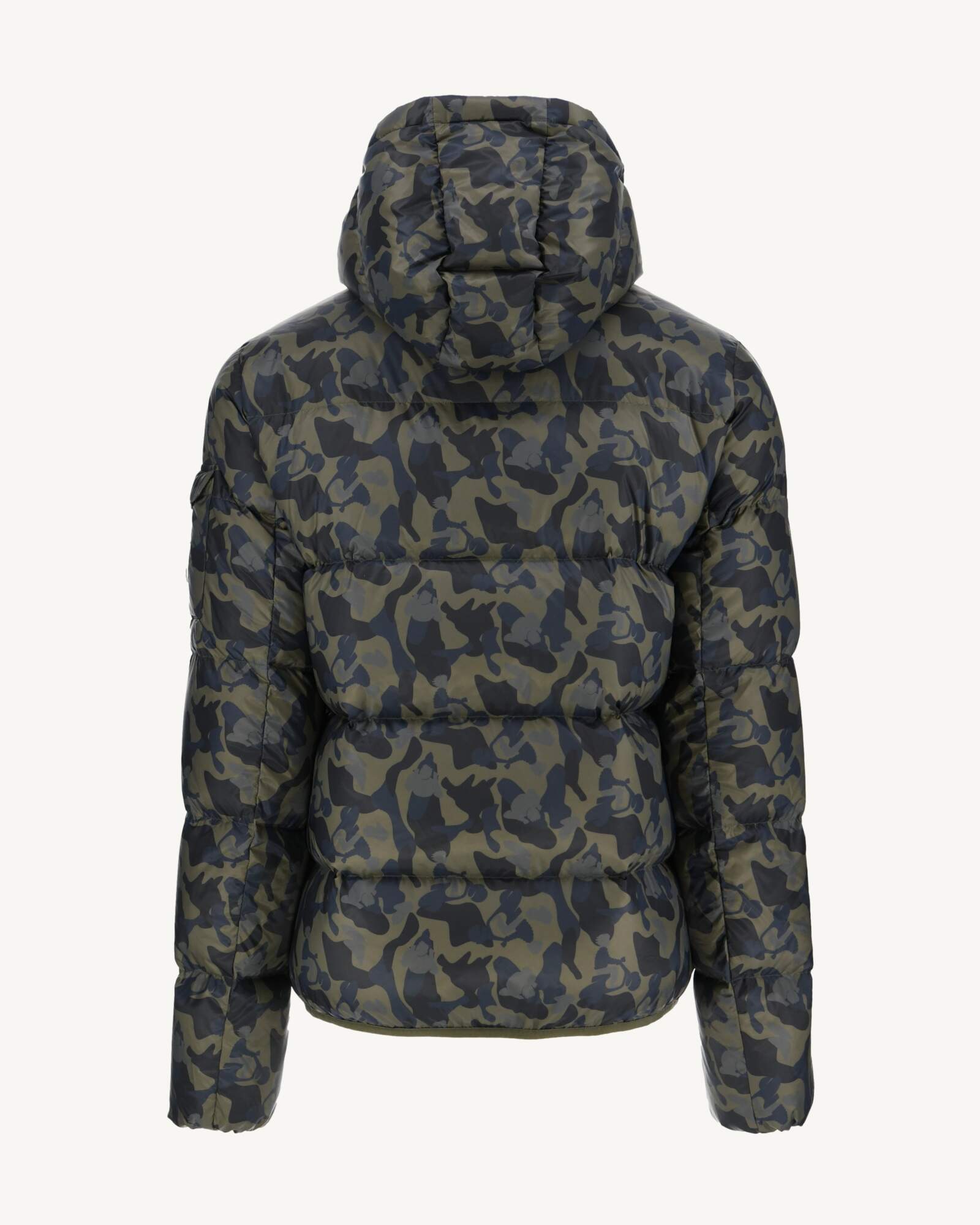 Doudoune à capuche Grand Froid Print militaire Java