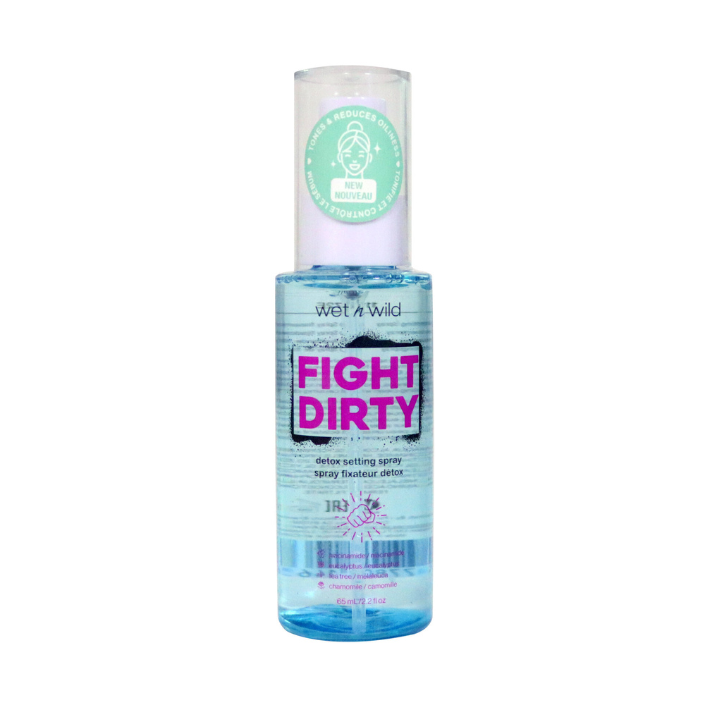 wet n wild Fight Dirty Clarifying Setting Spray Spay fixateur Detox