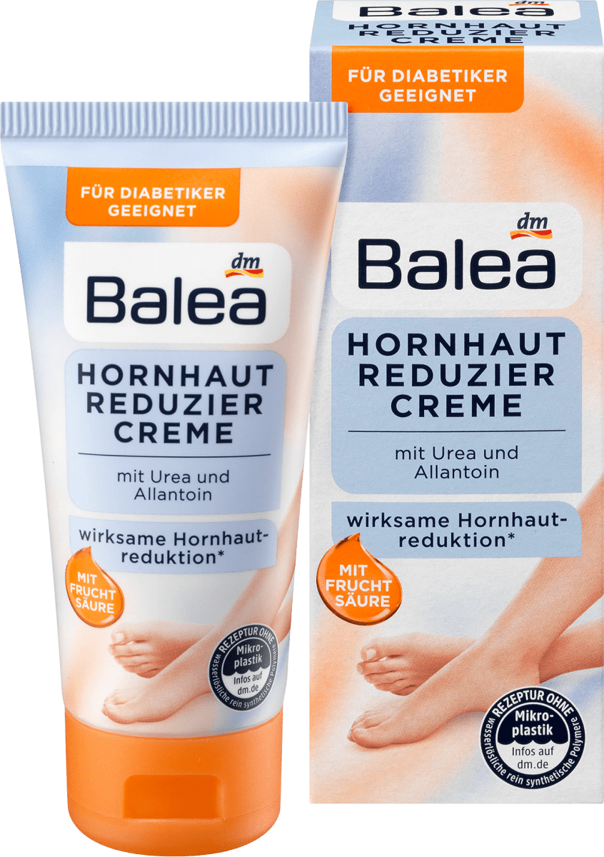 Fußcreme, Hornhaut Reduzier Creme mit Urea & Allantoin, 50 ml