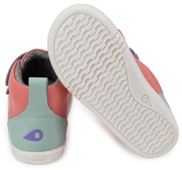 bobux i-walk ~ Grass Court High ~ Ocean Coral Mauve