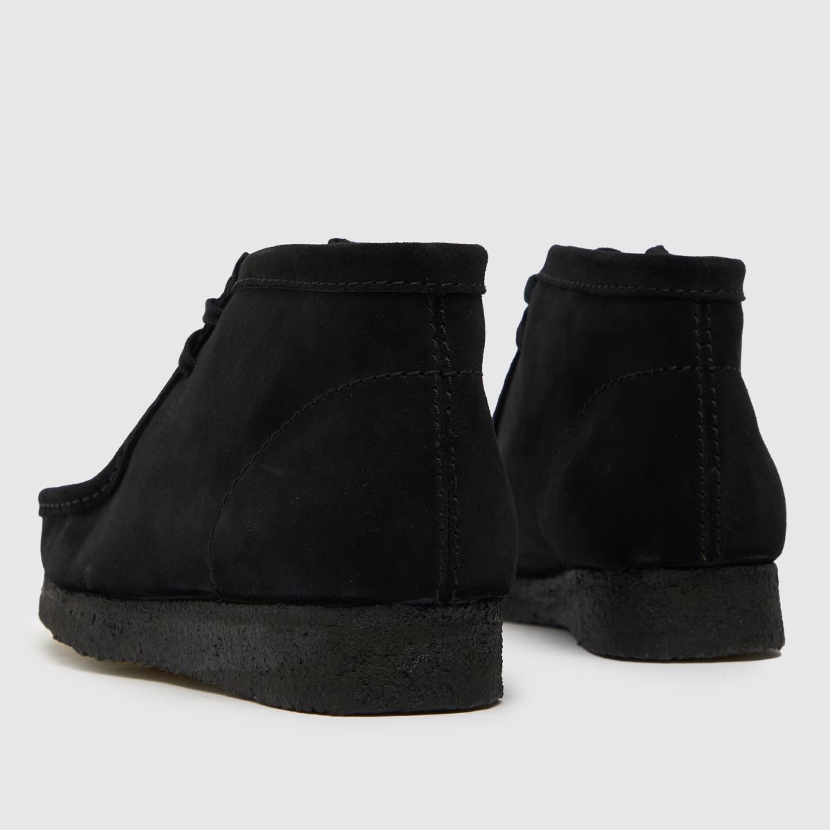 Clarks Originals – Svarta, originala Wallabee-stövlar