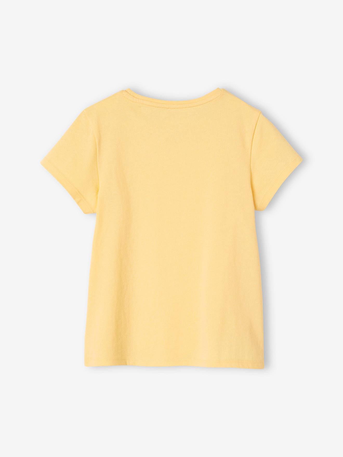 Vertbaudet 3er-Pack Mädchen T-Shirts, Glanzdetails BASIC Oeko-Tex - himbeer