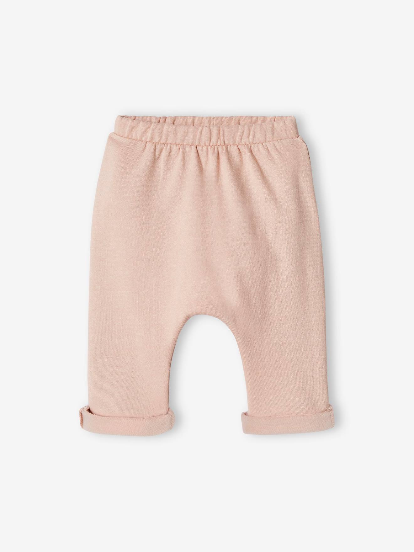 Ensemble bébé 3 pièces en molleton naissance beige chiné