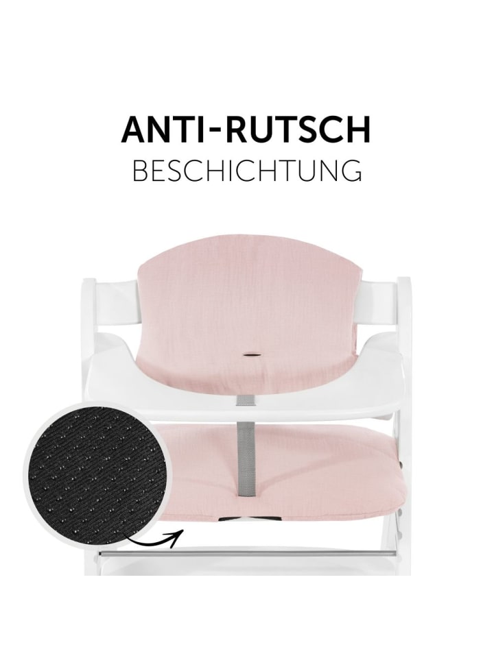 Hauck Sitzkissen / Hochstuhlauflage für Alpha Hochstuhl - in rosa günstig kaufen onesize