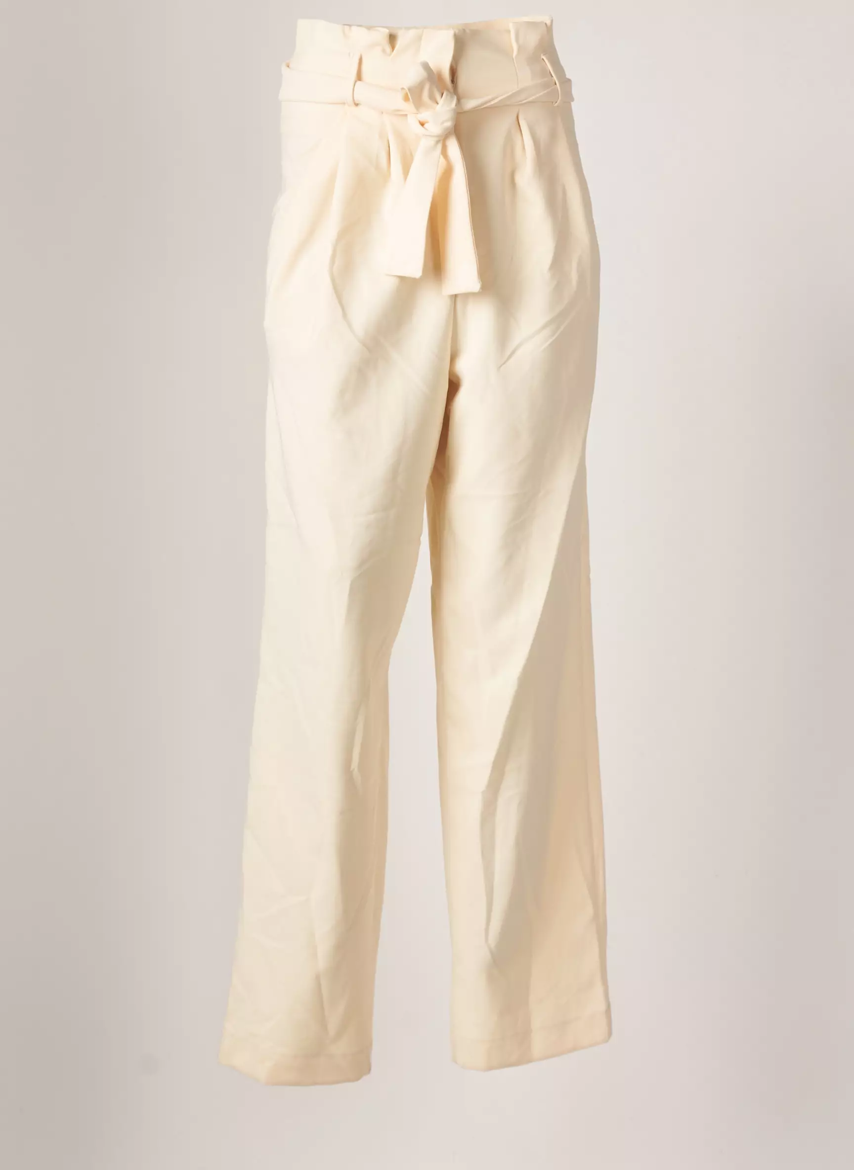 Astrid Black Label Pantalons Larges Femme couleur beige