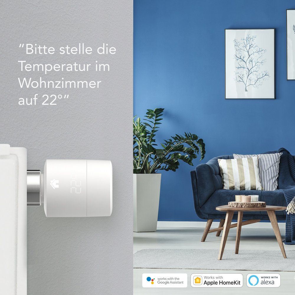 Tado Heizkörperthermostat Starter Kit - Smartes Thermostat V3+ (Verkabelt) für Heizthermen + FBH, (1 St)
