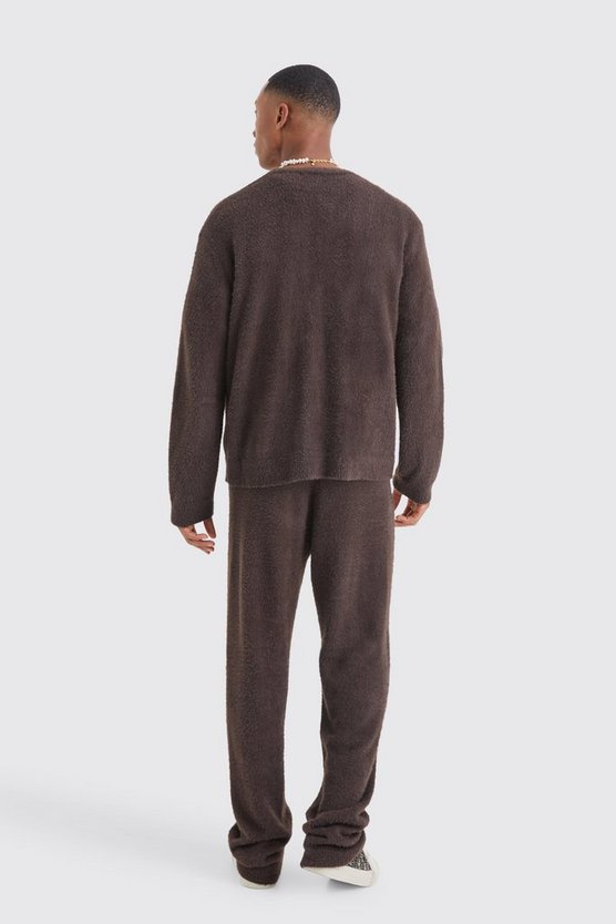 Lockere flauschige Jogginghose