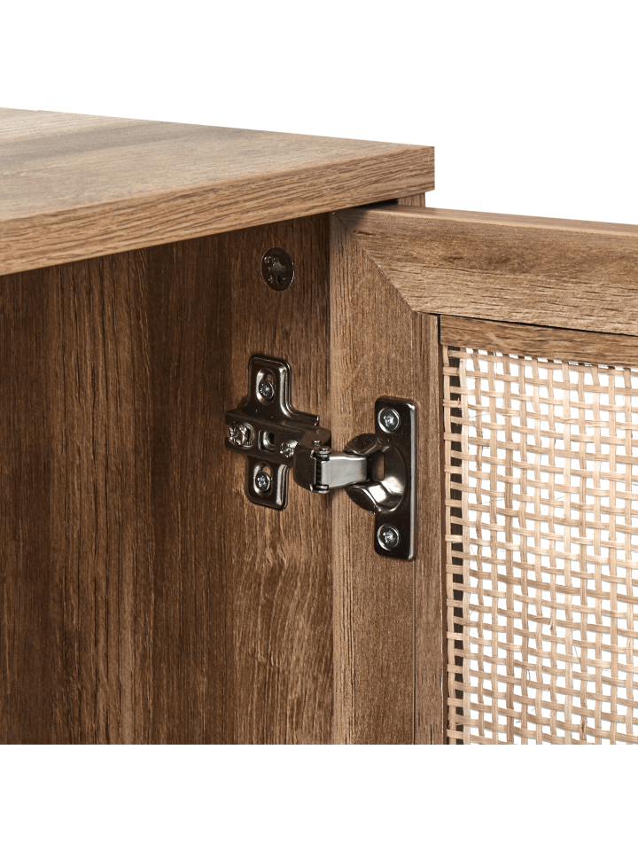 Beliani Badezimmerschrank ROSELL in Heller Holzfarbton - (W) 60 x (H) 60 x (L) 40 cm günstig kaufen onesize