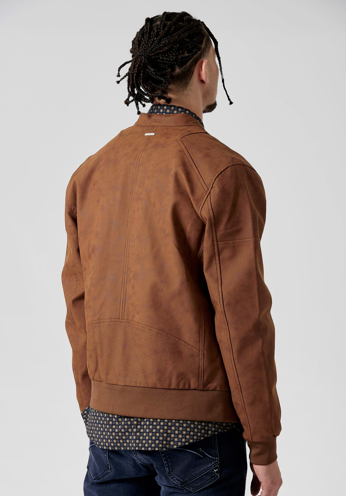 MIRAK  Blouson camel homme