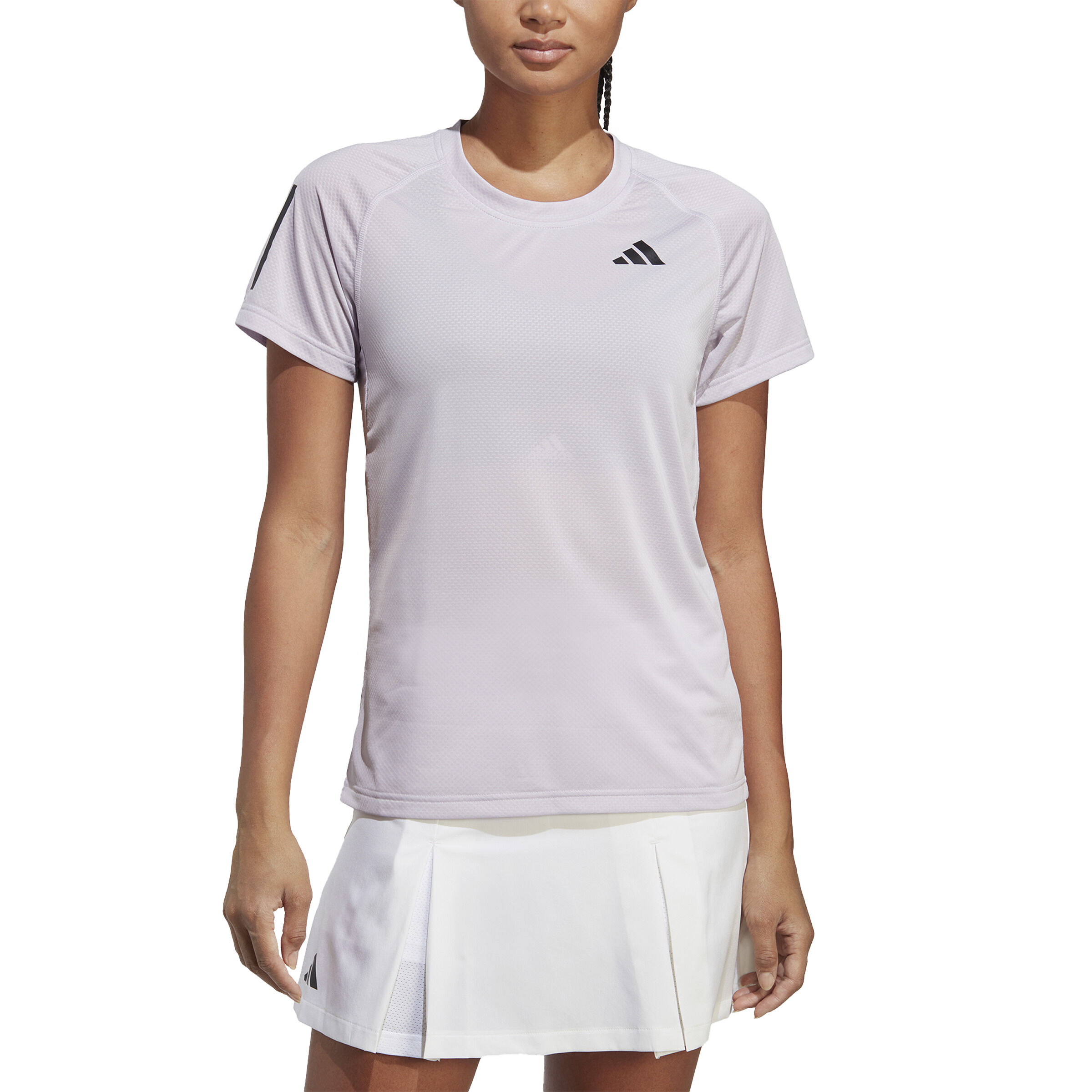 Club T-Shirt Damen - Flieder, Dunkelgrau