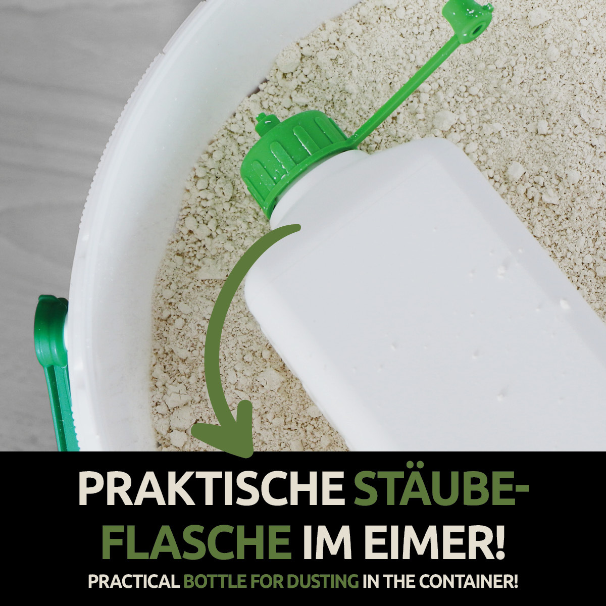 GreenPet Zubehör GreenPet Kieselgur inkl. Stäuberflasche 4kg