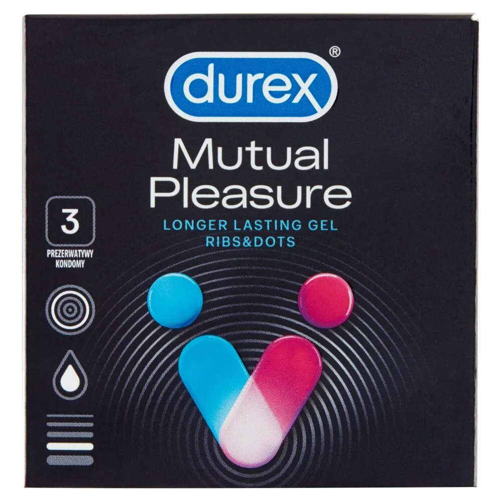 Durex Performax Intense prezervatyvai, 3 vnt.
