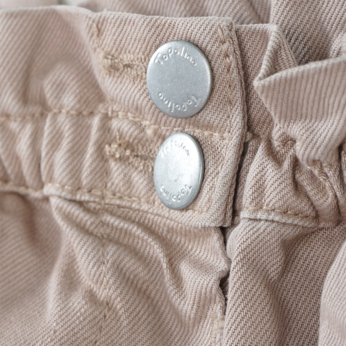 Kinder Loose-Fit-Jeans mit Paperbag-Bund