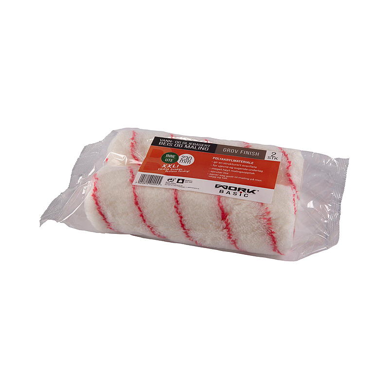 Work Basic Rulle 2-pk 23 cm polyakryl 18 mm, Work