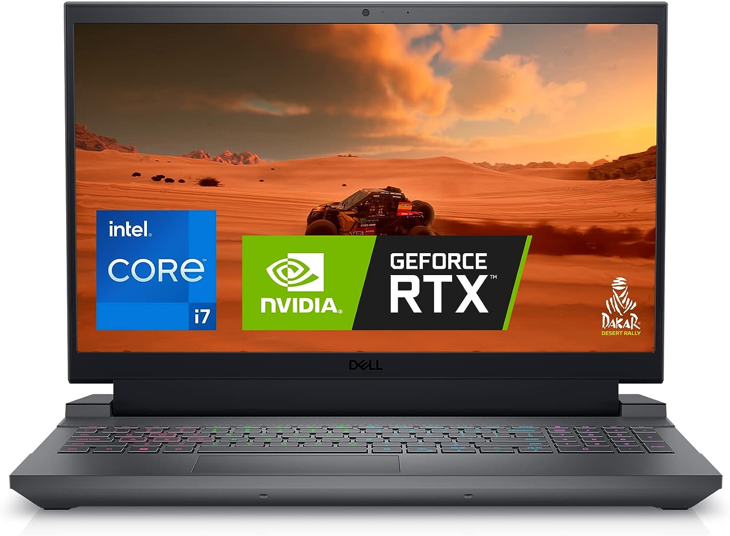 Dell G15 5530 Gaming Laptop - 15.6-inch FHD (1920x1080) Display, Intel Core i7-13650HX, 16GB DDR5 RAM, 1TB SSD, NVIDIA GeForce RTX 4060 8GB GDDR6, Windows 11 Home, Service - Dark Shadow Gray