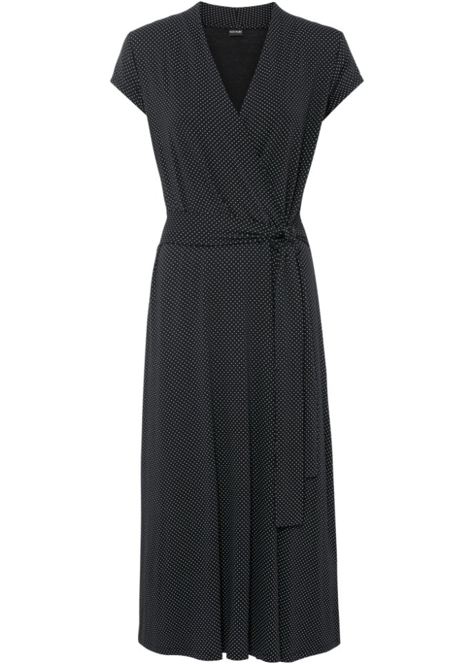 Jerseykleid mit Wickeloptik