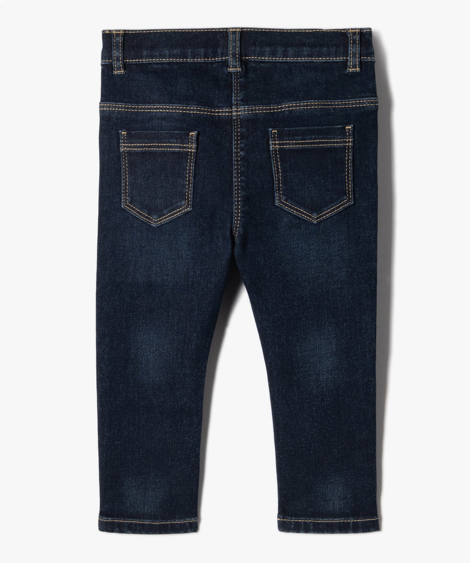 Jean bébé fille coupe slim composé de matières recyclées brut | GEMO