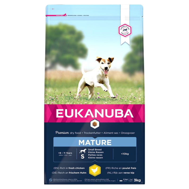 Eukanuba Mature Dog Small Breed Huhn