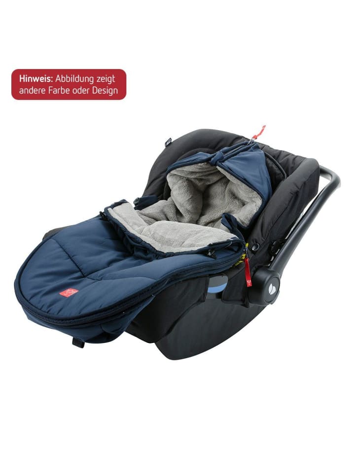 Kaiser Fleece-Fußsack Hoody für Babyschalen und Babywannen in schwarz günstig kaufen onesize