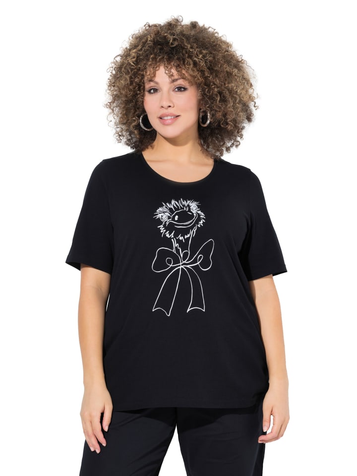 Ulla Popken Shirt in schwarz günstig kaufen