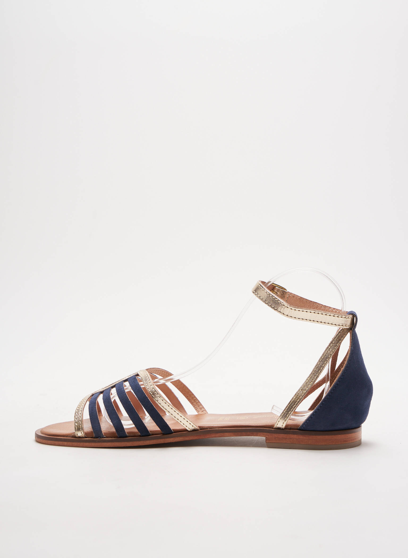 L Atelier Tropezien Sandales Nu Pieds Femme couleur bleu