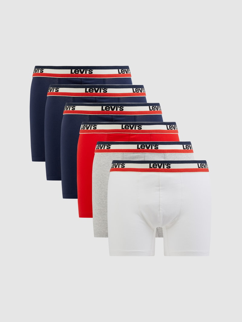 Trunks mit Stretch-Anteil im 6er-Pack in dunkelblau