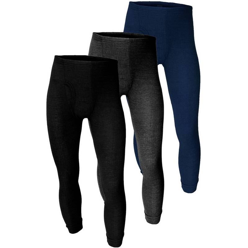 Black Snake 3 Pack Thermo Hosen Cushy Funktionsunterhose Herren