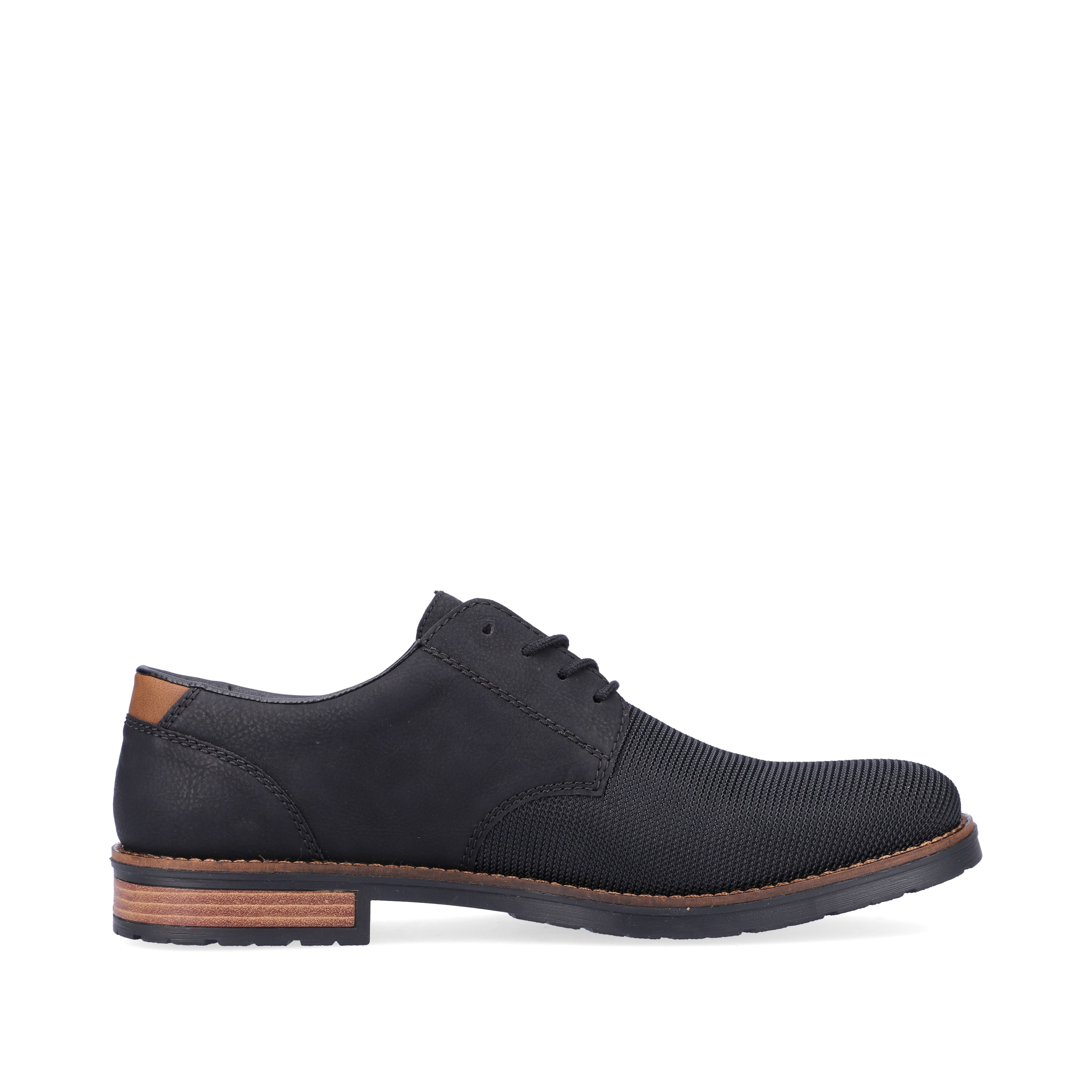 Rieker Herren Schnürschuhe graphitschwarz
