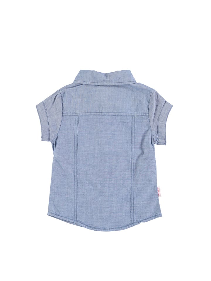 Miss Girly Bluse in Blau günstig kaufen