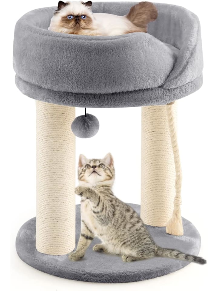 COSTWAY 4in1 Katzenbaum in Grau günstig kaufen 40 cm