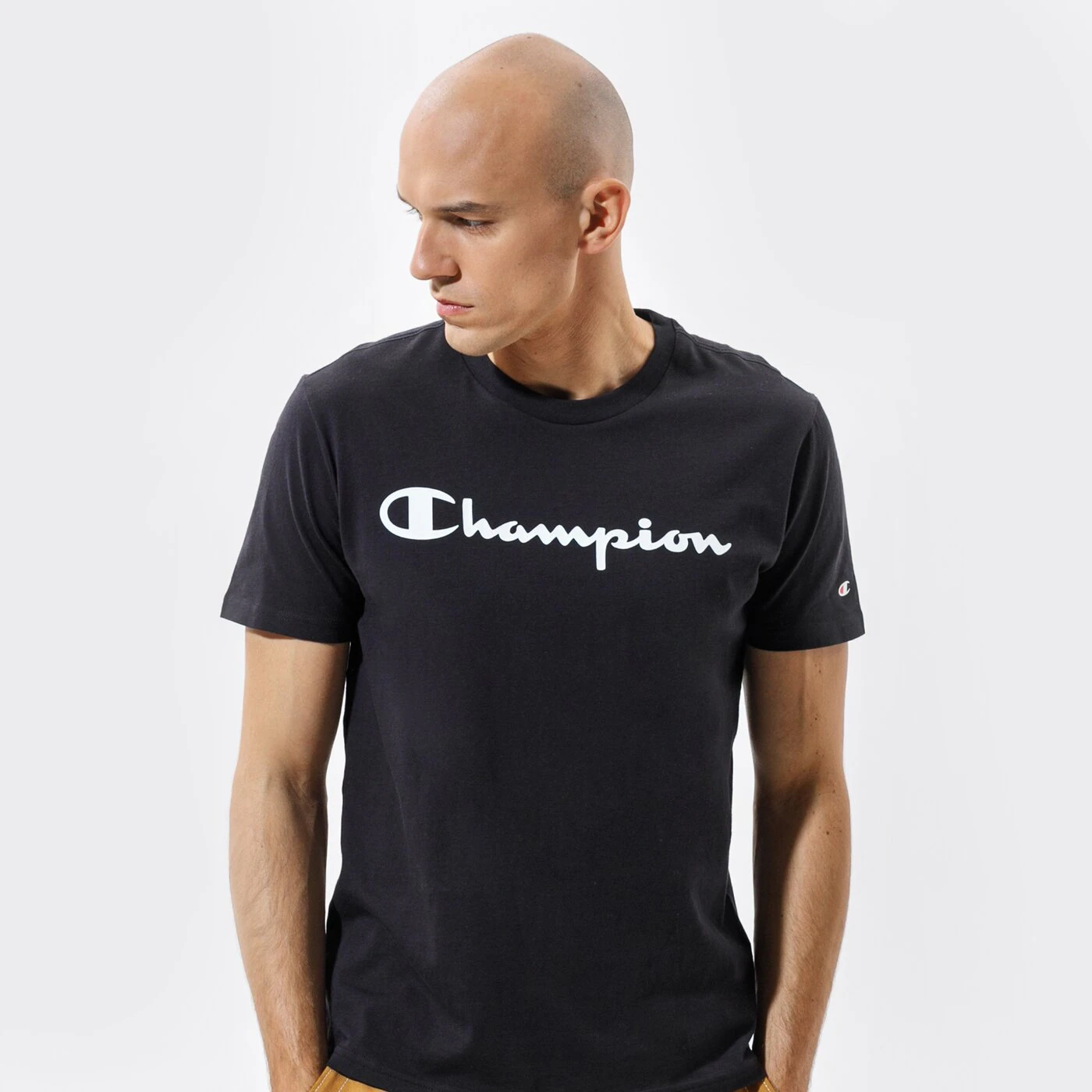 CHAMPION T-SHIRT CREWNECK T-SHIRT Schwarz
