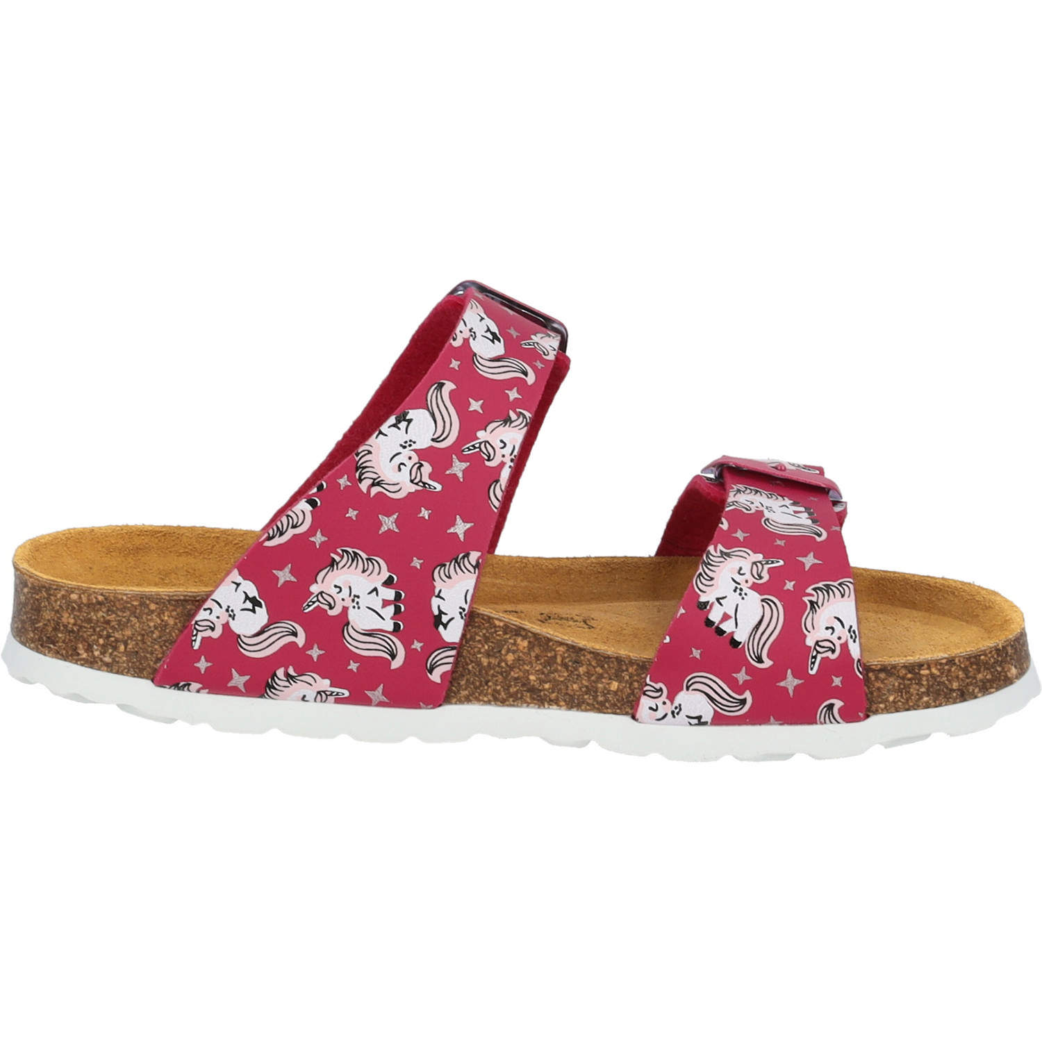 Palado Kids Samos G Print, Pantoletten, Kinder, Pink Unicorn