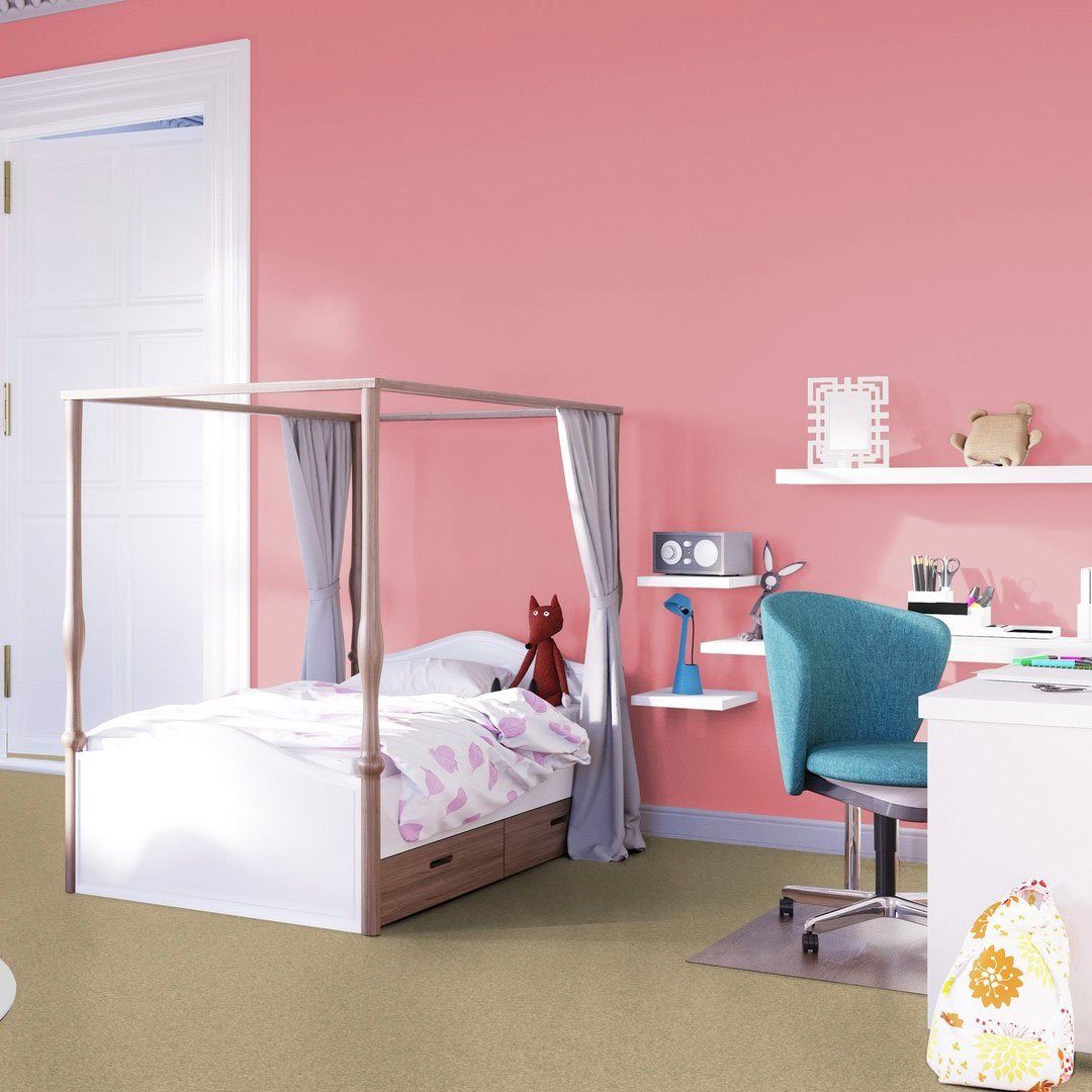 Teppichboden Veloursteppich Pegasus, Bodenmeister, rechteckig, Höhe: 10 mm, Meterware, Wohnzimmer, Schlafzimmer, Kinderzimmer, Breite 400/500 cm