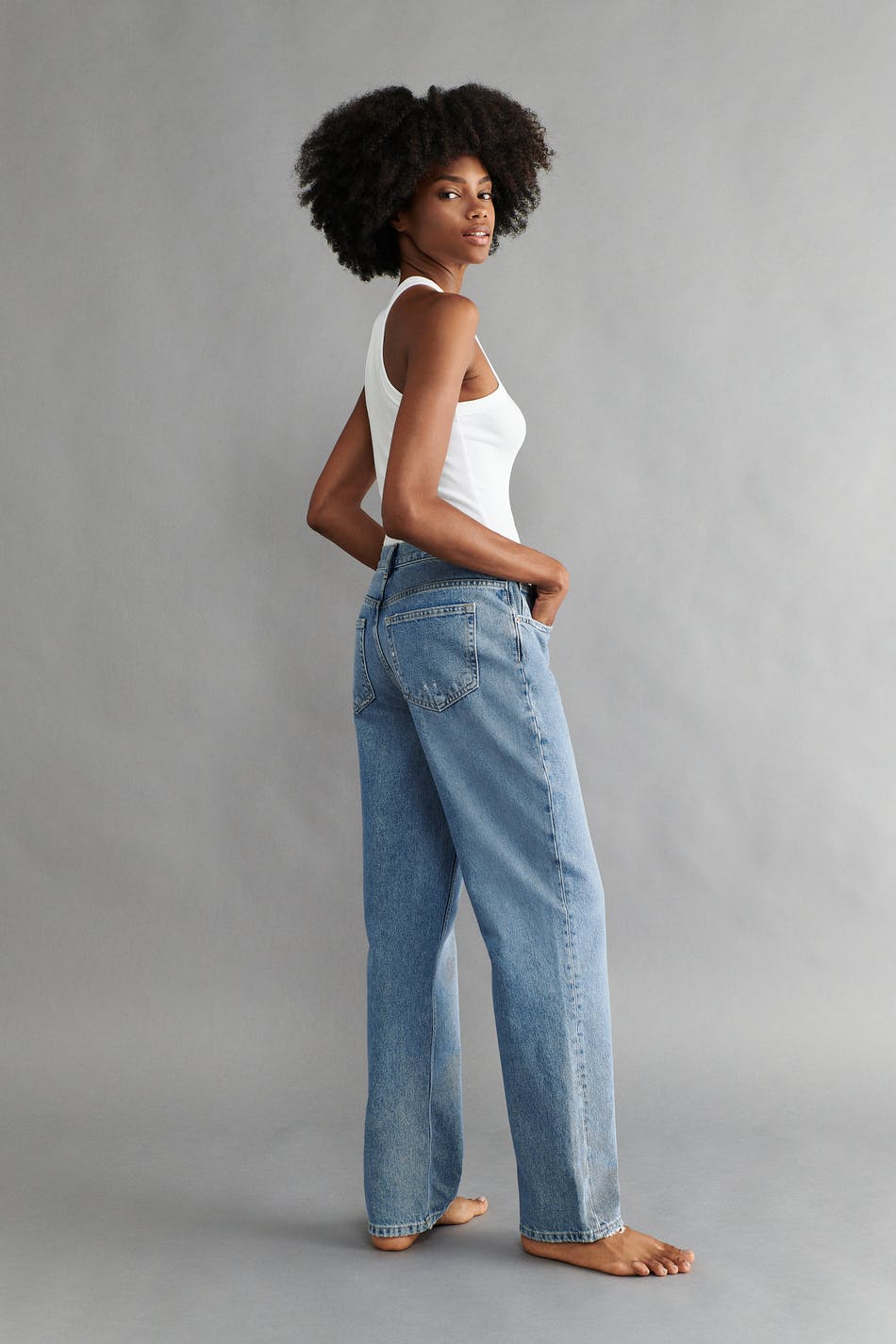 Boyfriend low jeans