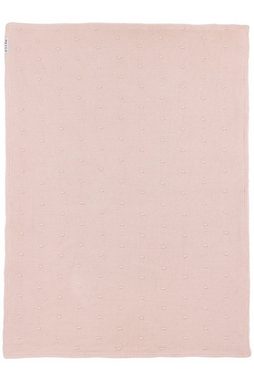 Babydecke Mini Knots teddy Soft Pink, Meyco Baby, 75x100cm